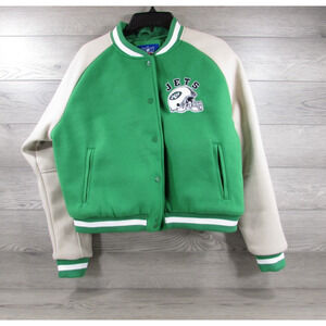 Ultra Game NY Jets Varsity Jacket Youth Sz. Large NBA Basketball NWT